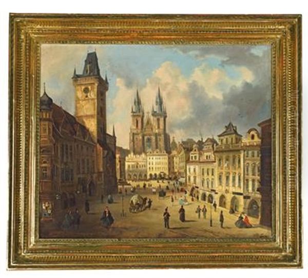 Prager Altstadter-ring Mit Radhaus - view 1