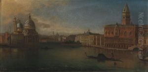 Blick Auf Das Markusbecken, Venedig Blick Auf Das Markusbecken, Venedig