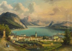 View Of Gmunden At The Traunsee