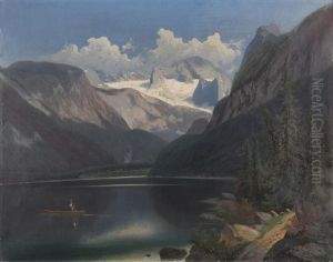 Gosausee Mit Blick Auf Den Dachstein by Ferdinand Lepie