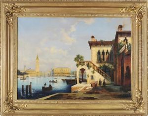 Venedig Mit Blick Auf Den Markusplatz