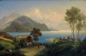 St. Gilgen Am Wolfgangsee by Ferdinand Lepie