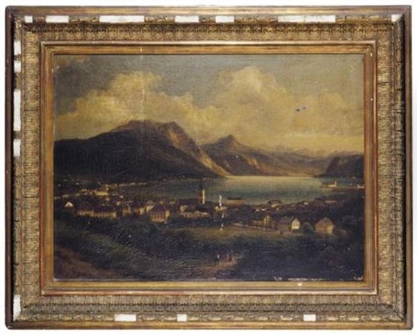 A View Of Gmunden In Upper Austria (ansicht Von Gmunden In Oberosterreich) - view 1