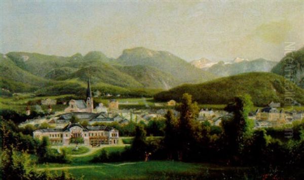 Blick Auf Bad Ischl, Im Vordergrund Die Kaiservilla - view 1