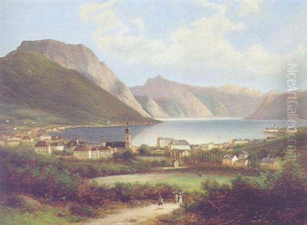 Blick Auf Gmunden Vom Traunsee - view 1