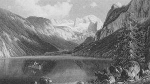 Blick Vom Gosausee Auf Den Dachstein by Ferdinand Lepie