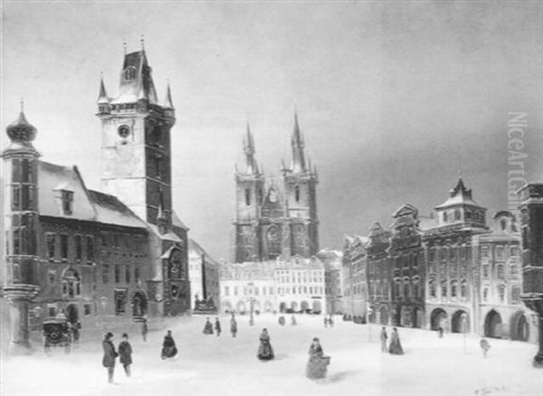 Blick Auf Die Thaynkirche In Prag - view 1
