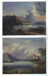 Blick Auf Schlos Durnstein by Ferdinand Lepie