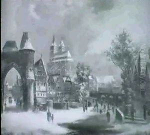 Eisvergnugen In Der Stadt Eisvergnugen In Der Stadt