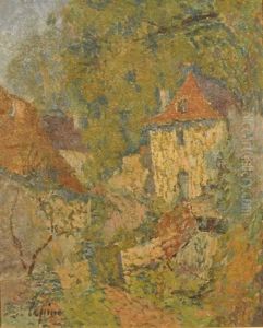 Paysage Pres De Verdelais by Joseph Louis Lepine