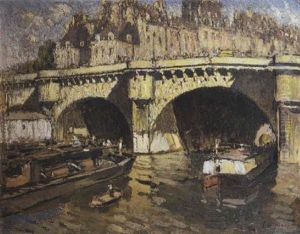 Le Pont Neuf by Joseph Louis Lepine