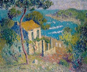 La Baie De Saint Aygulf by Joseph Louis Lepine