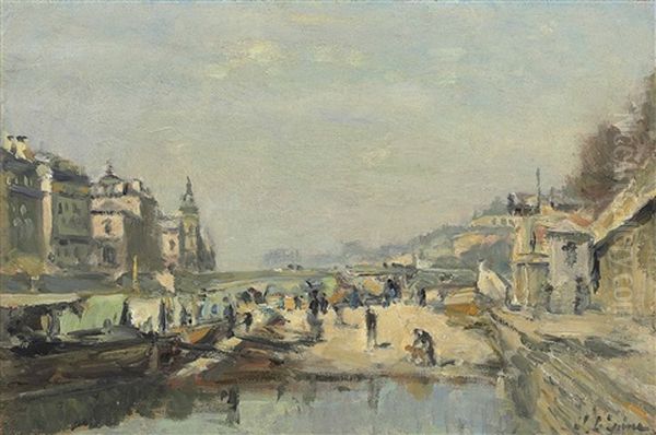 Le Quai Aux Fleurs Et Le Pont D'arcole - view 1