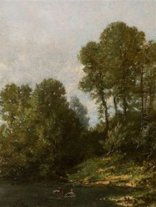 La Mare Aux Canards by Stanislas Lepine