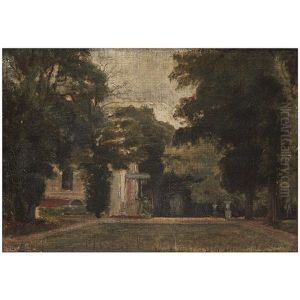 Vue D'un Parc by Stanislas Lepine