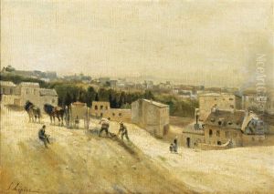 Les Terrassiers, Ancien Abreuvoir De Montmartre by Stanislas Lepine