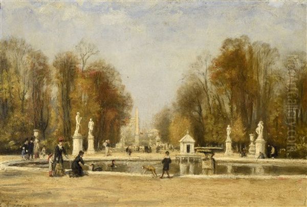 Le Bassin Des Tuileries - view 1