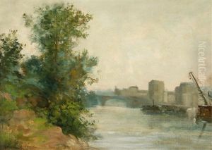 La Seine Au Pont De Neuilly La Seine Au Pont De Neuilly