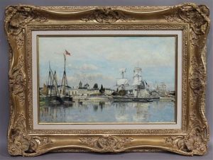 Voiliers Dans Le Bassin De Saint Pierre A Caen