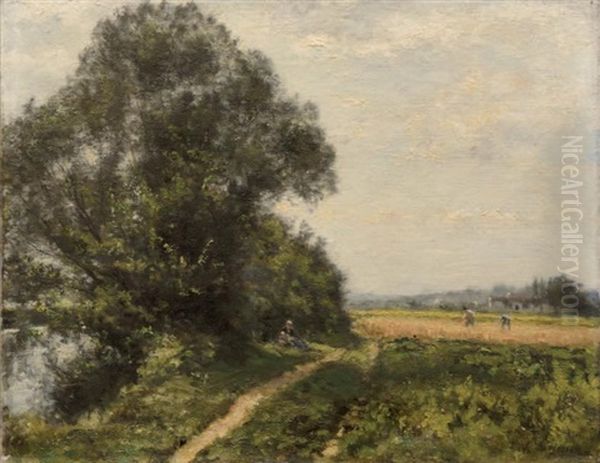Paysage Anime En Bord De Riviere - view 1