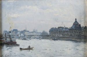 Le Pont Des Arts A Paris by Stanislas Lepine