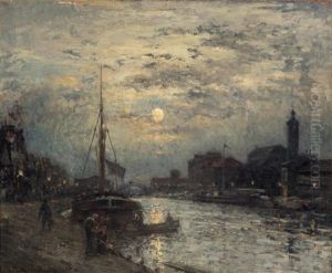 Le Port De Caen, La Nuit
