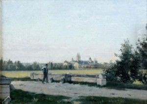 Environs De Chartres. Effet Du Matin by Stanislas Lepine