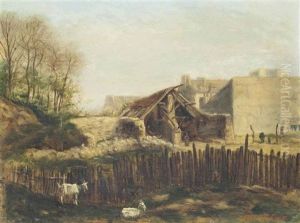 Goats By A Yard