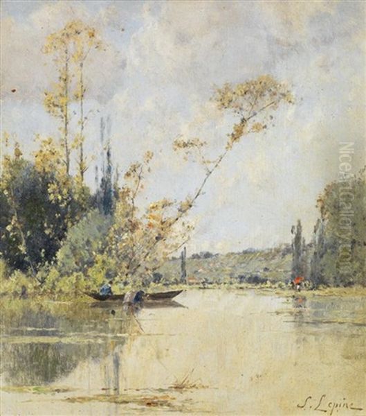 Barque Sur Un Etang - view 1