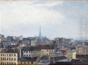 Vue De La Ville De Caen