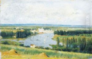 Le Confluent De La Seine Et De L'oise, Conflans Sainte-honorine Vu De Chanteloup