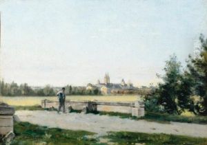 Les Environs De Chartres, Effet Du Matin by Stanislas Lepine