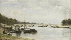La Seine Au Pont De L'alma La Seine Au Pont De L'alma