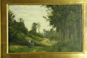 Promenade De La Mere Et De Son Enfant