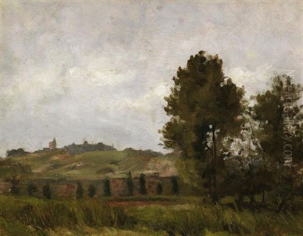 Franzosische Sommerlandschaft (montmartre?) - view 1