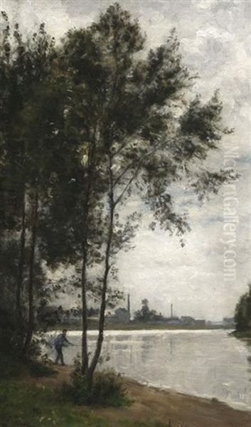 Pecheur Au Bord De La Marne - view 1