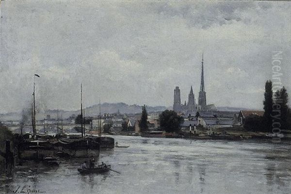 La Seine A Rouen - view 1