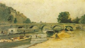 La Seine Au Pont Royal by Stanislas Lepine
