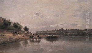 La Seine Pres Du Pont D'iena La Seine Pres Du Pont D'iena