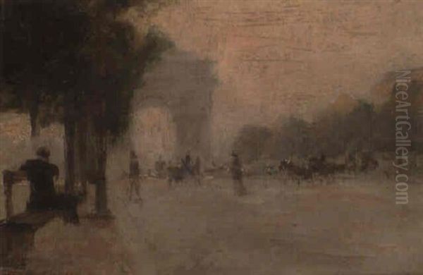 L'arc De Triomphe, Paris - view 1