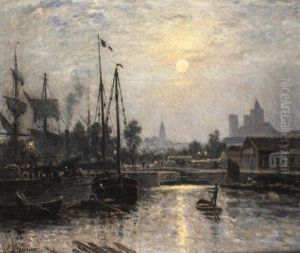 Le Grand Bassin Du Port De Caen