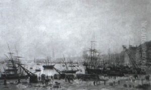 Harbor Scene Harbor Scene