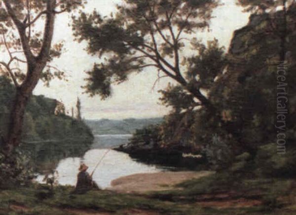 Fishing On The Marne River - view 1