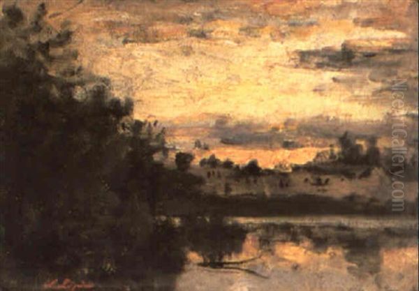 Wooded River Landscape - view 1