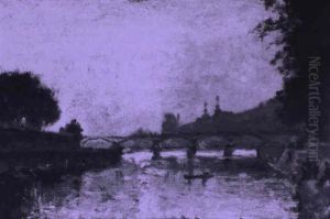 Le Pont Des Arts by Stanislas Lepine