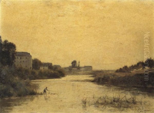 Fishing On The Marne - view 1