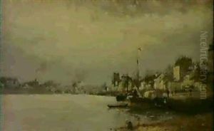 Paris, Quai De Bercy by Stanislas Lepine
