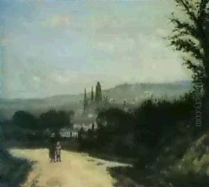 Rouen, Vue Du Mont Gargan by Stanislas Lepine