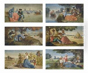 Les Saisons (6 Works) by Emeric Marie Septime Lepippre