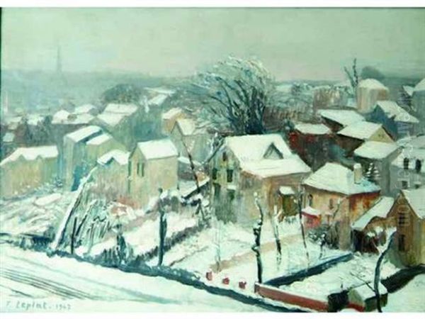 Meudon Sous La Neige - view 1